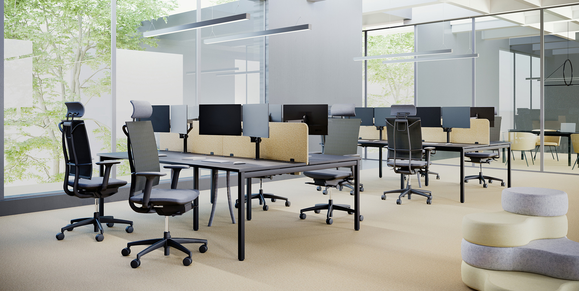 Schreibtisch für das Büro – bSpace System